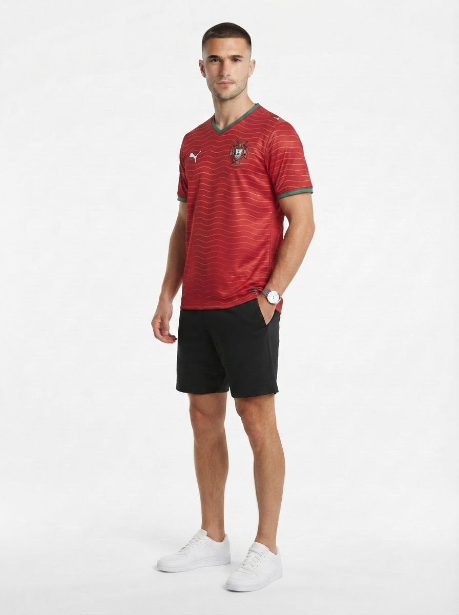 Portugal Home Jersey 2026 World Cup 2026 - Fan Version
