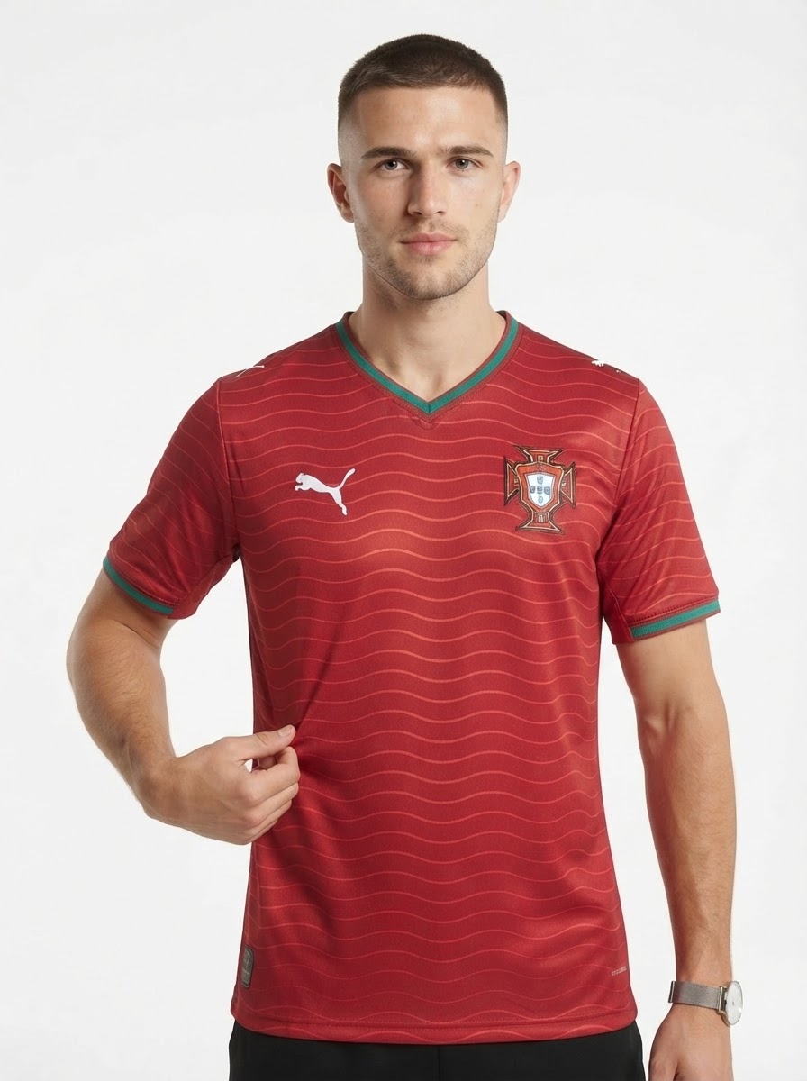 Portugal Home Jersey 2026 World Cup 2026 - Fan Version