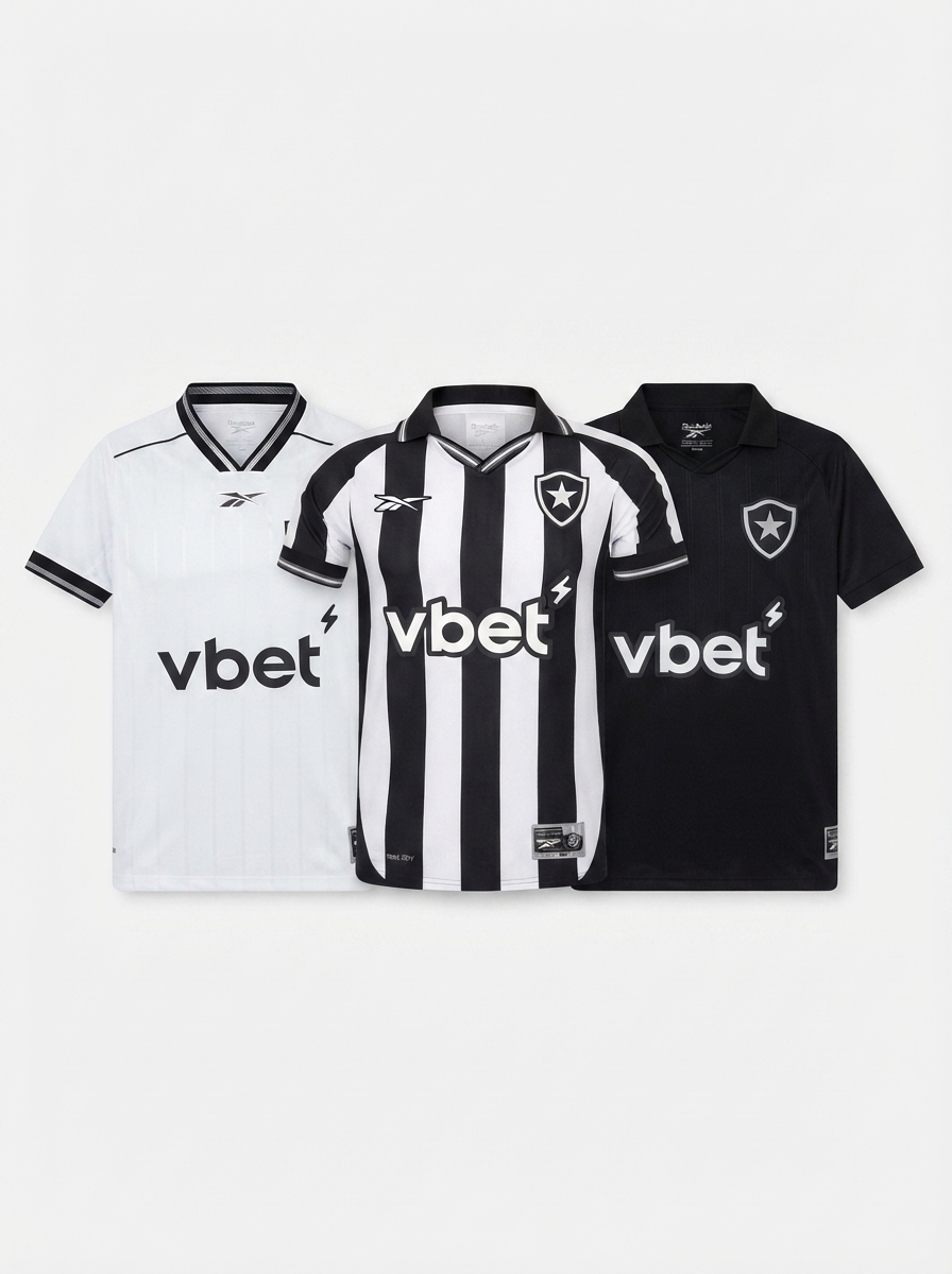 Botafogo Home, Away e Third 2025/26 - Kit 3 - Fan Version