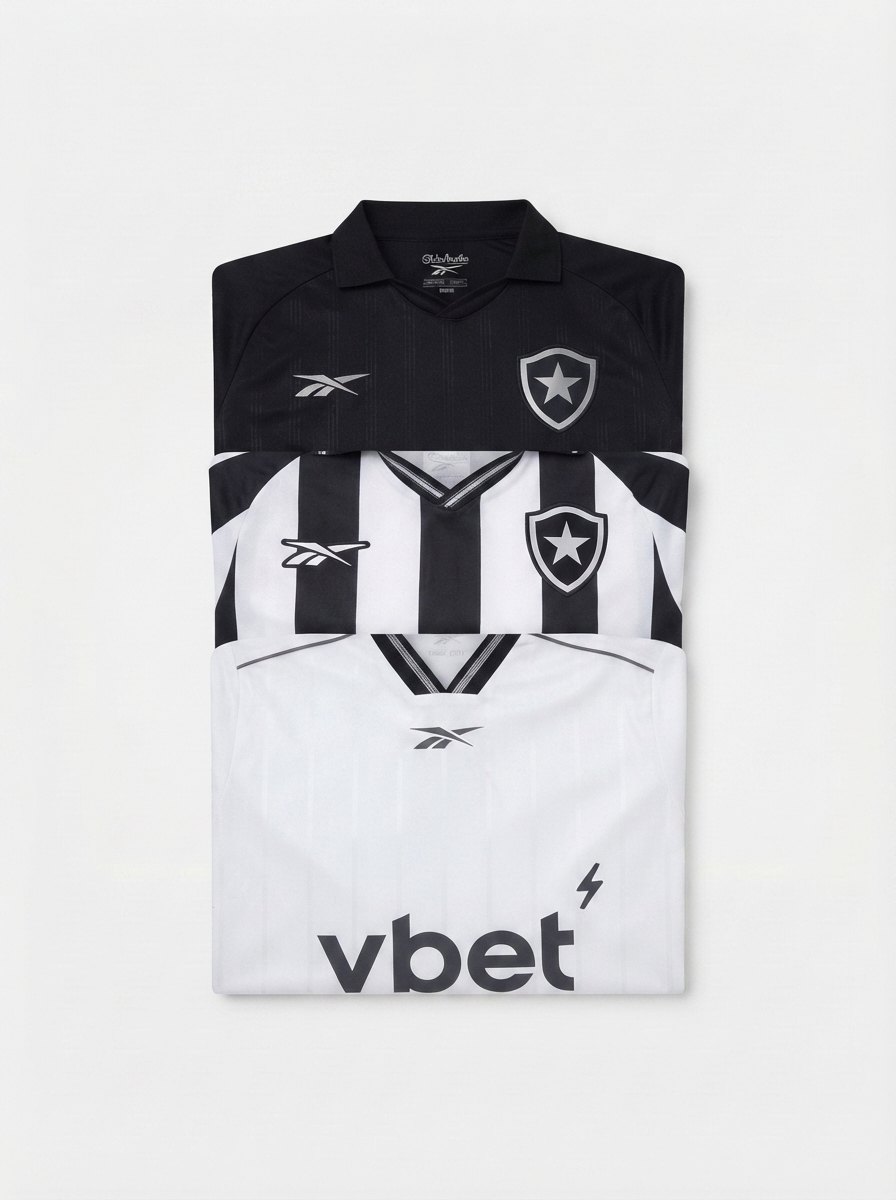 Botafogo Home, Away e Third 2025/26 - Kit 3 - Fan Version