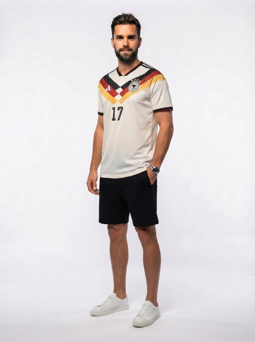 Germany Home Wirtz 17 Fan Jersey Shirt 2026 World Cup