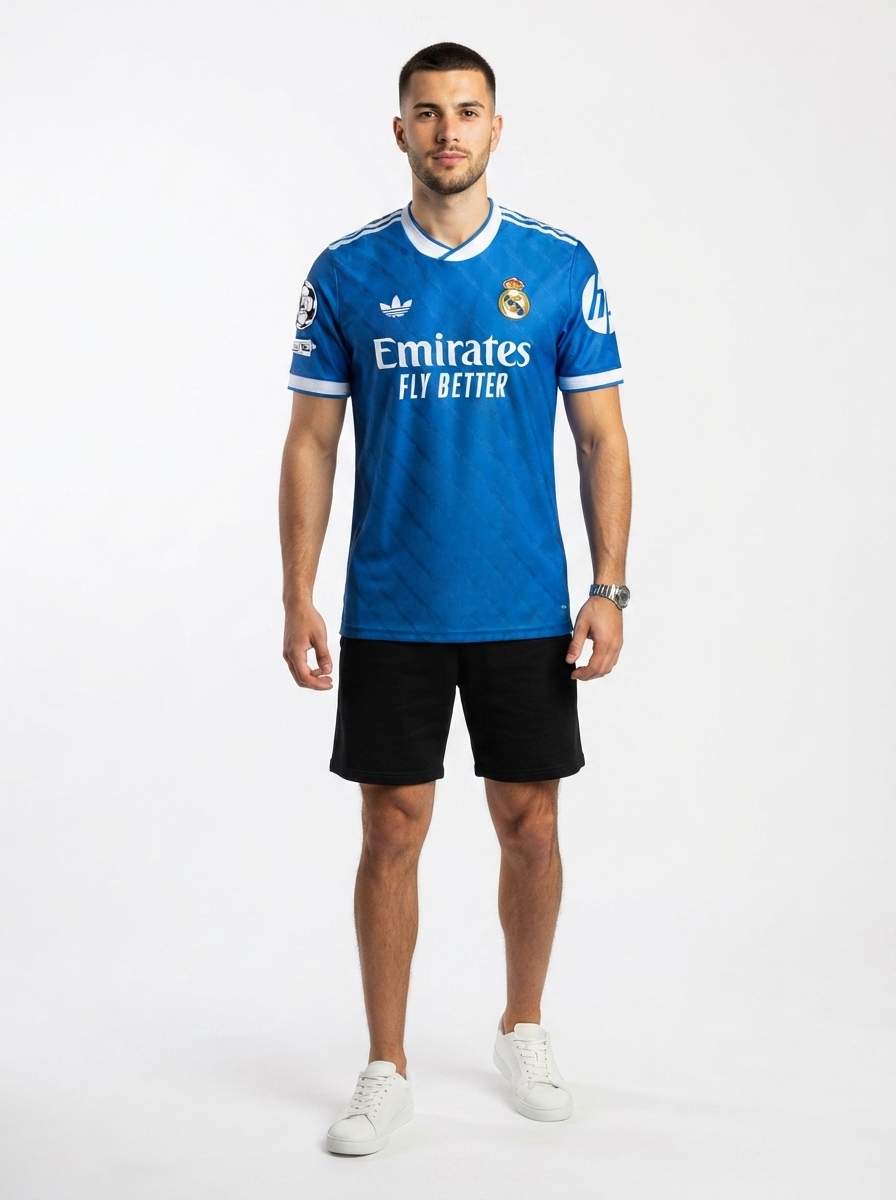 Real Madrid Third Fan Jersey 2025/26 Originals+ Patch Champions League