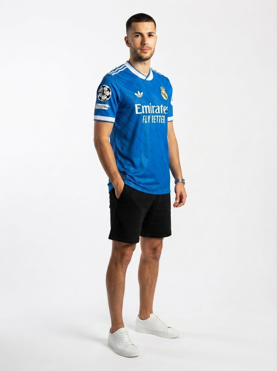 Real Madrid Third Fan Jersey 2025/26 Originals+ Patch Champions League
