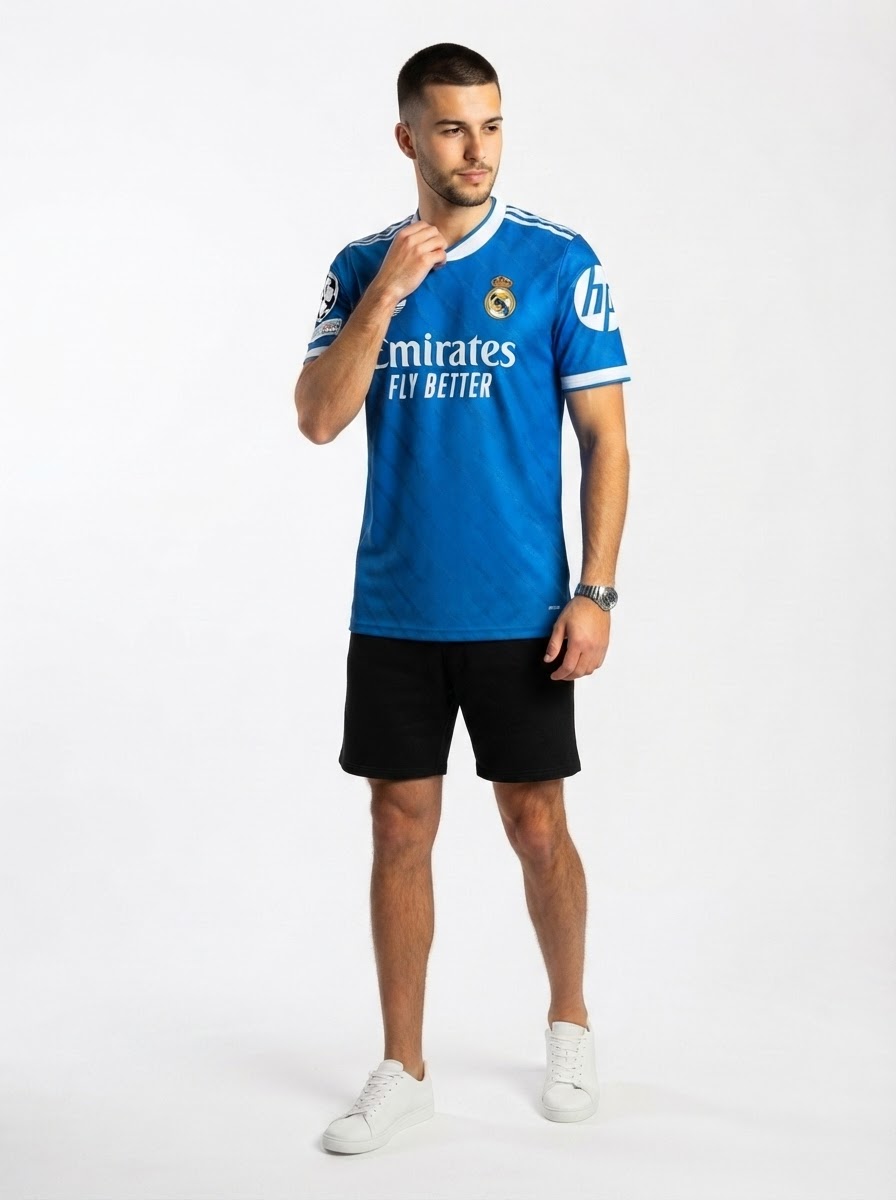 Real Madrid Third Fan Jersey 2025/26 Originals+ Patch Champions League