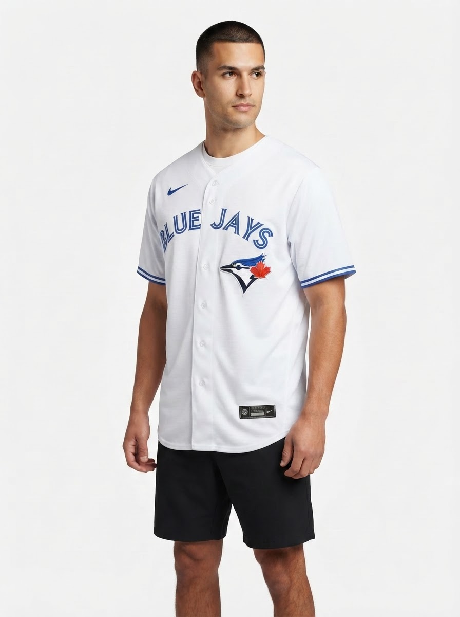 Jersey MLB Toronto Blue Jays I Torcedor Masculina Branca