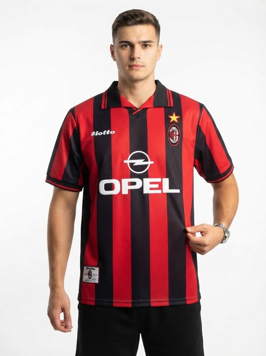 Milan 1997/98 Home - Retro Jersey