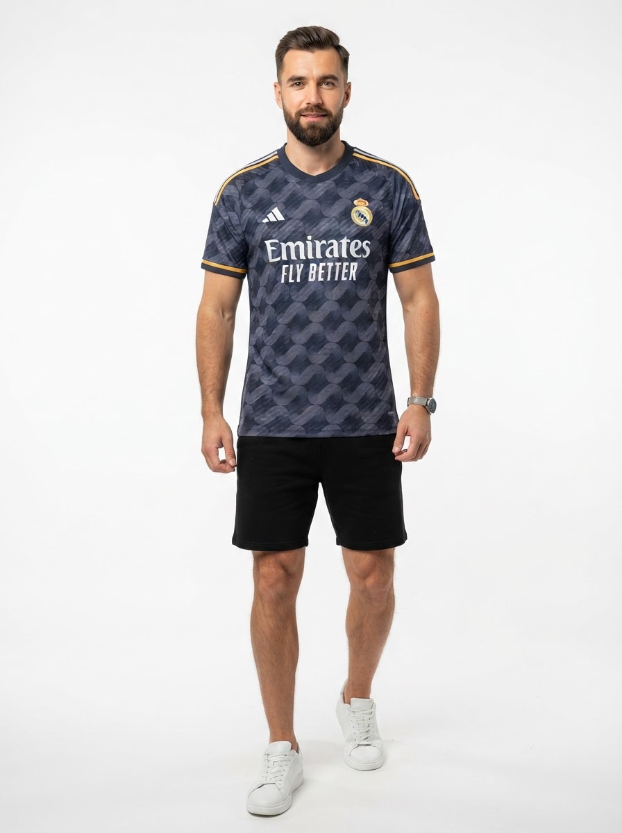 Real Madrid 23/24 II Away Jersey - Player Version - Slim Fit