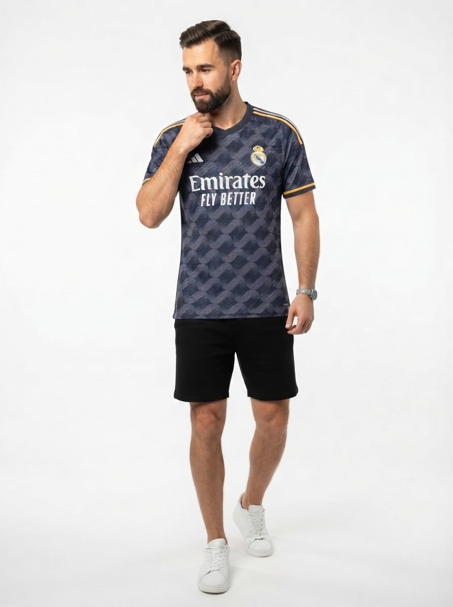 Real Madrid 23/24 II Away Jersey - Player Version - Slim Fit