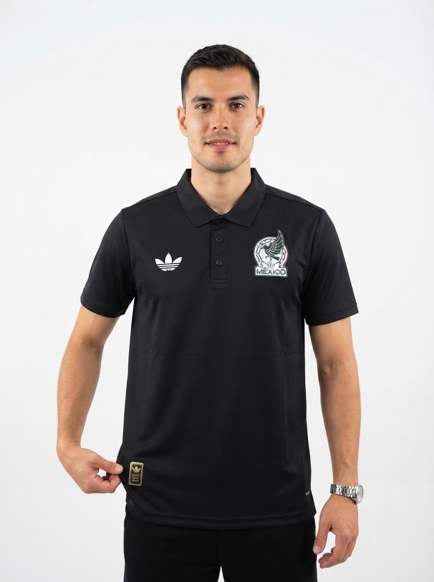 Polo Mexico 2026/27 World Cup 2026 Black