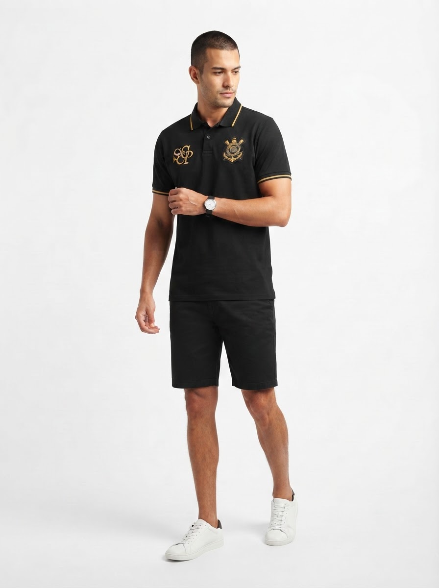 Jersey Corinthians Polo Retro Gold - SPR