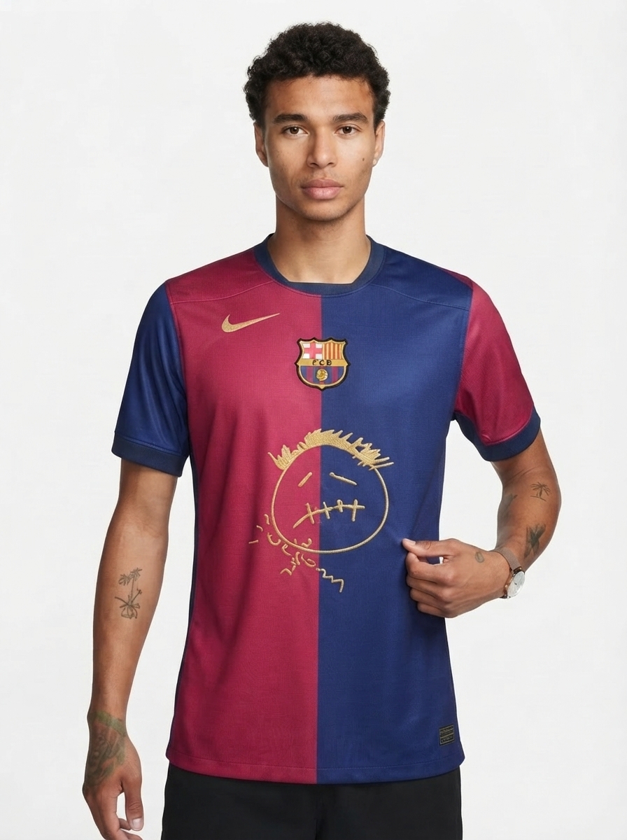Barcelona Travis Scott - 24/25 I Home Jersey - Fan Version