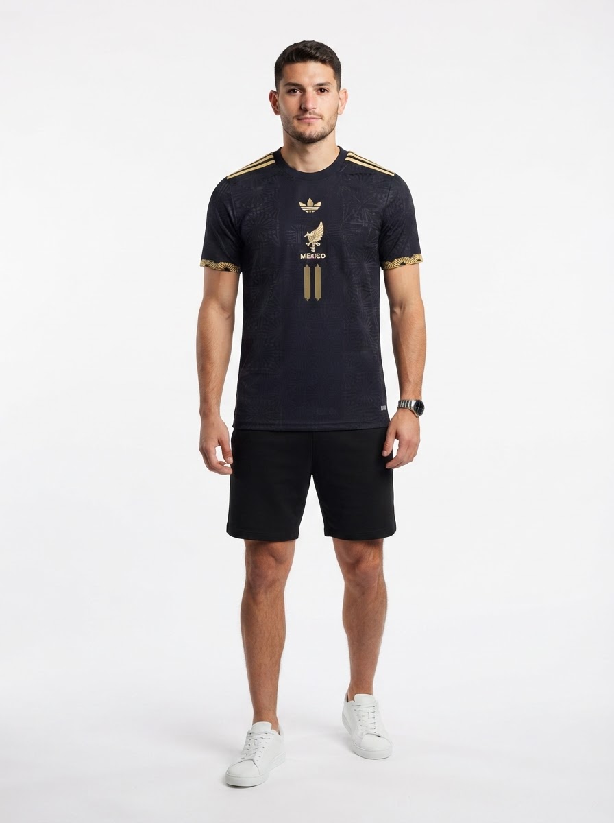 Mexico Santiago Giménez 2025 Special Edition Authentic Player [Slim Fit] Player Third Jersey by