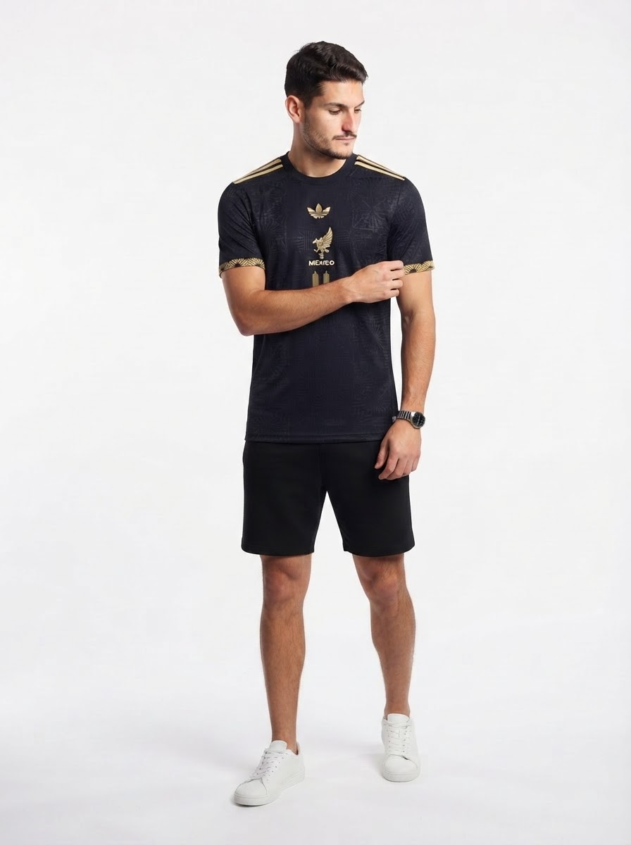 Mexico Santiago Giménez 2025 Special Edition Authentic Player [Slim Fit] Player Third Jersey by