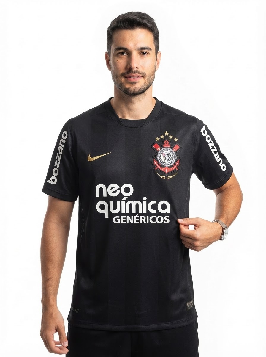 Corinthians 2010 II Away Jersey - Retro Version