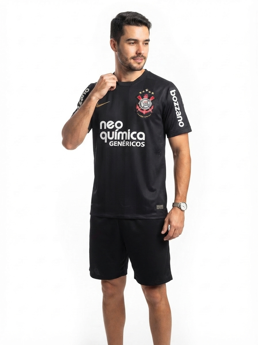 Corinthians 2010 II Away Jersey - Retro Version