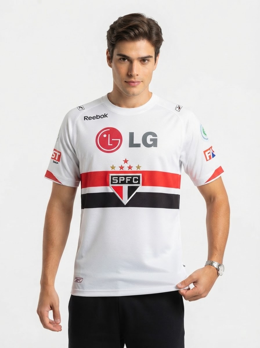 Jersey Sao Paulo Retro 2007/08 - Home