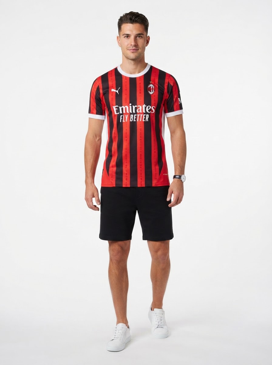 AC Milan 24/25 I Home Jersey - Player Version - Slim Fit