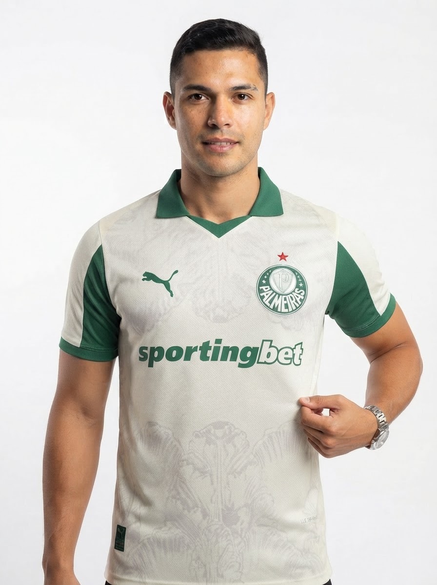 Palmeiras Away Authentic Player [Slim Fit] Player Slim Fit 2025 - Club World Cup [Slim Fit]