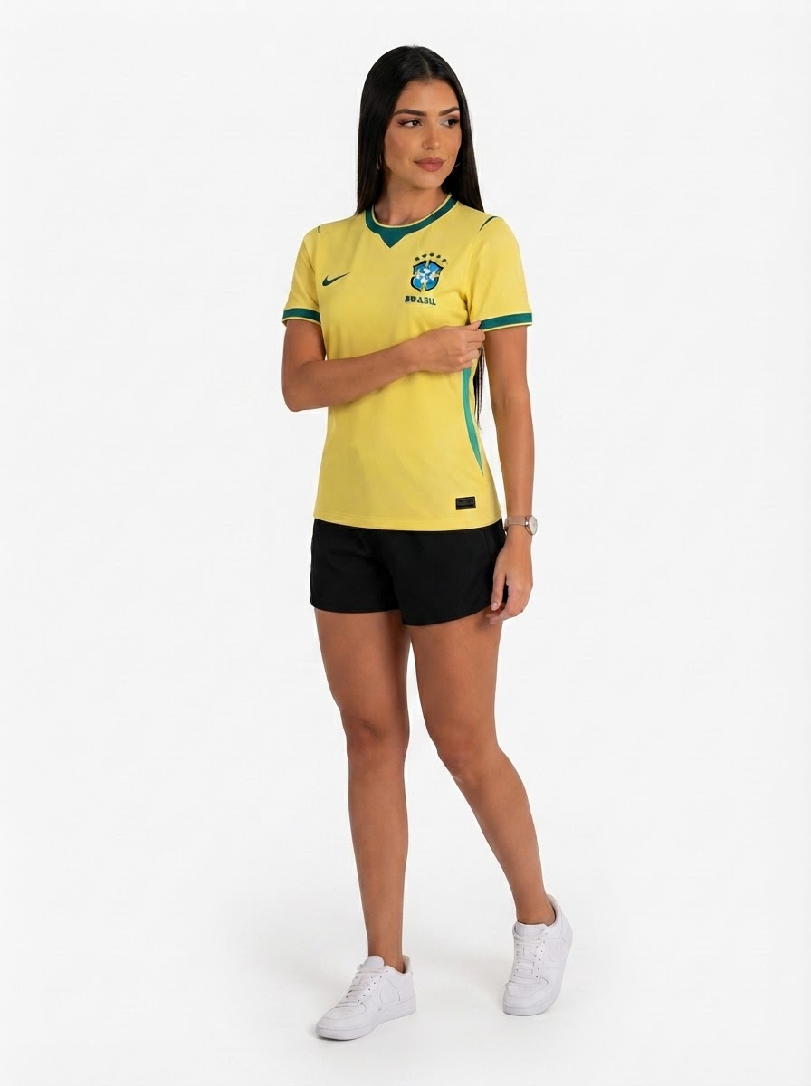 Jersey Brazil World Cup 2026 Women's - Women - Fan Version Brasil