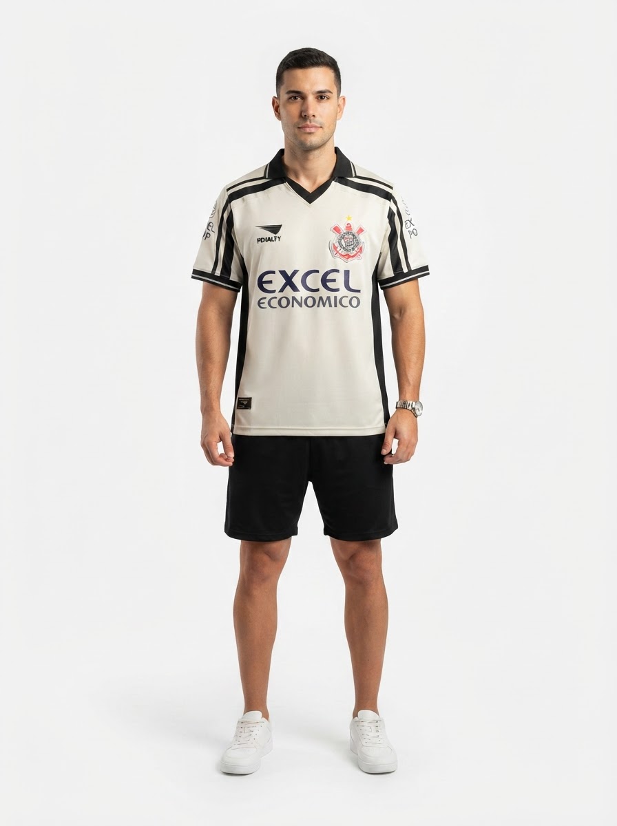 Corinthians 1998 I Home Jersey - Retro Version