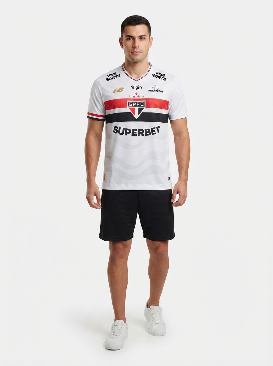 Jersey São Paulo 2025/26 I with Sponsors