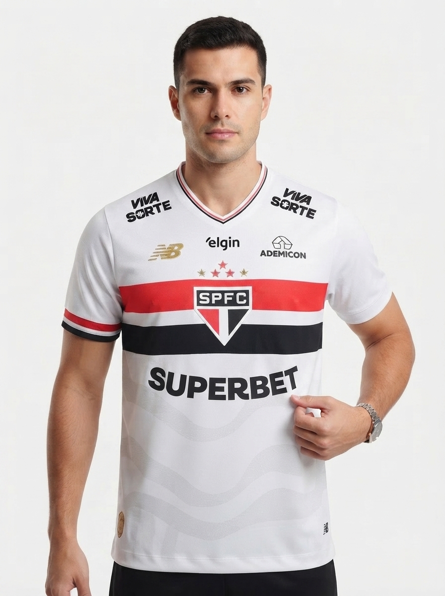 Jersey São Paulo 2025/26 I with Sponsors