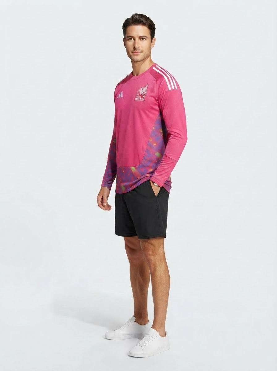 Mexico GK Fan Jersey Long Sleeve Shirt 2026 World Cup