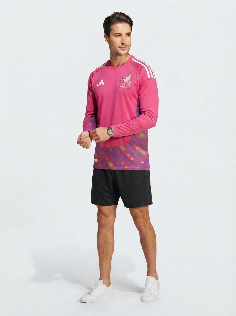 Mexico GK Fan Jersey Long Sleeve Shirt 2026 World Cup