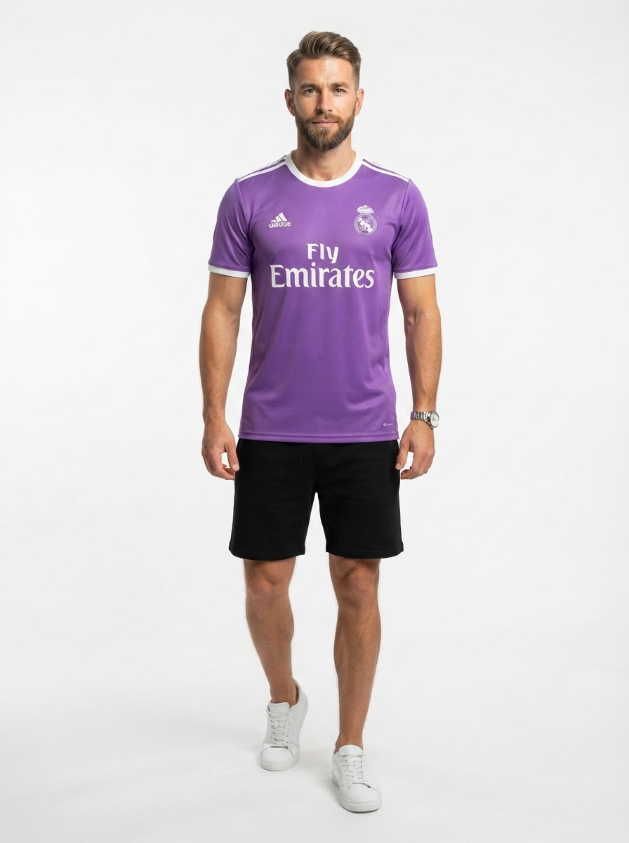 Real Madrid 16/17 II Away Jersey - Retro Version