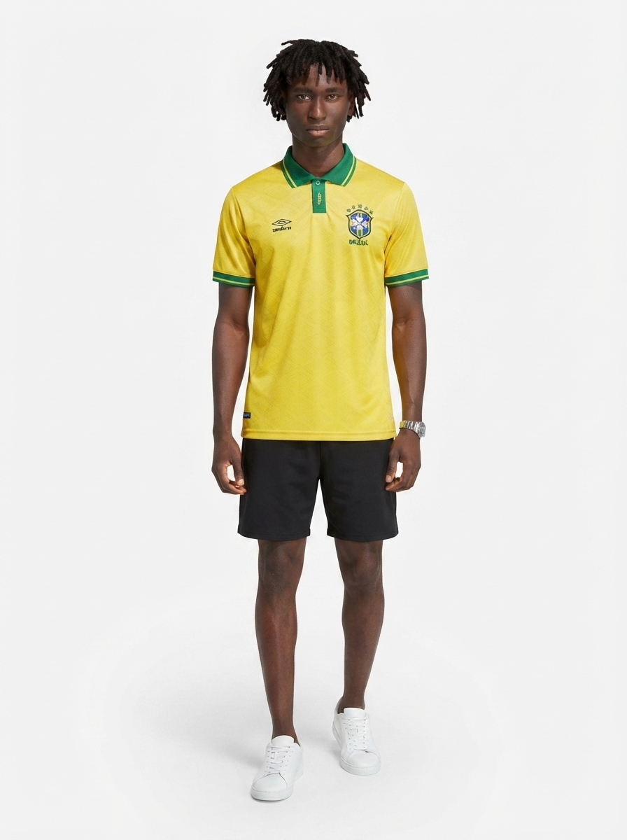 Jersey Retro National Team Brasil 1991/92 I