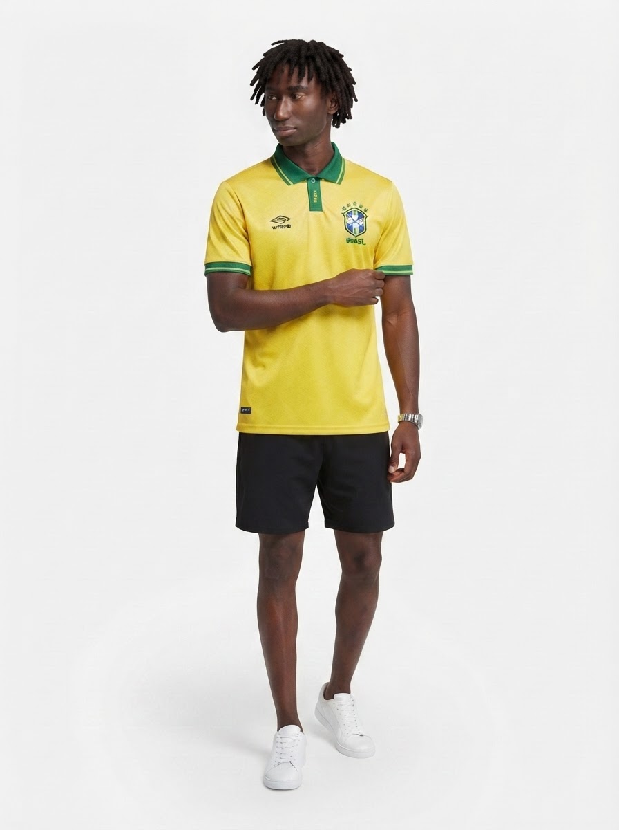 Jersey Retro National Team Brasil 1991/92 I