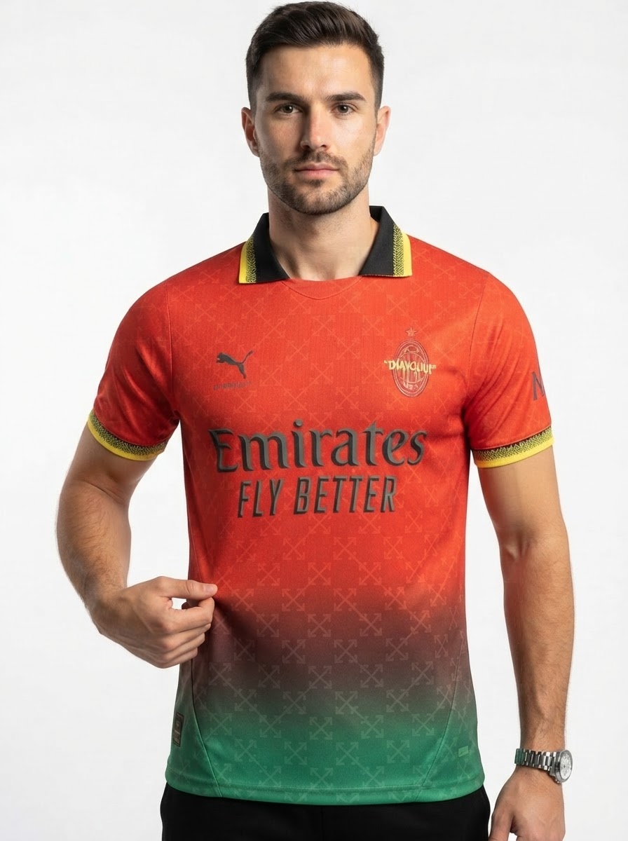 AC Milan 25/26 Commemorative Edition Jersey - Red - Player Version - Slim Fit