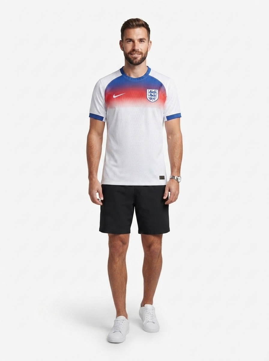 England 25/26 Training Jersey - White - Player Version - Slim Fit