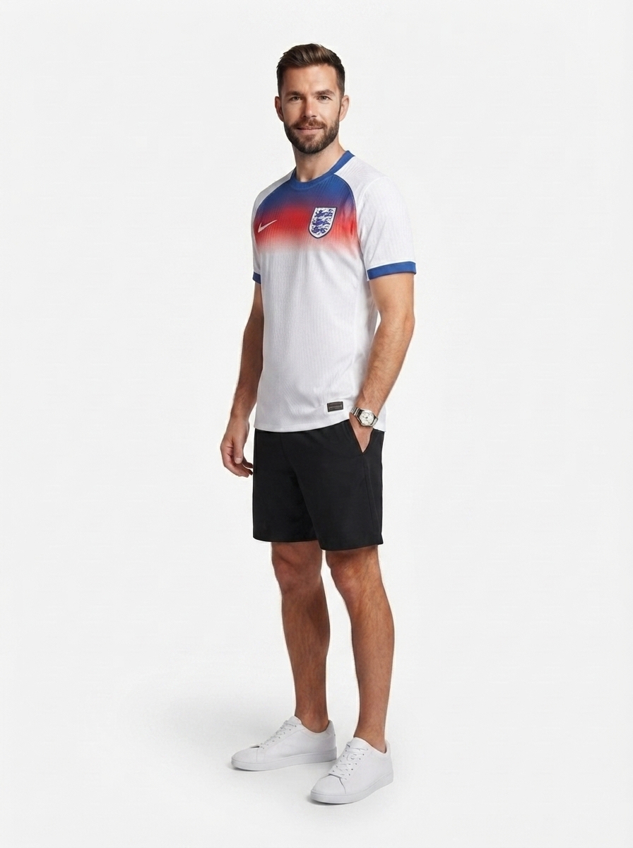 England 25/26 Training Jersey - White - Player Version - Slim Fit
