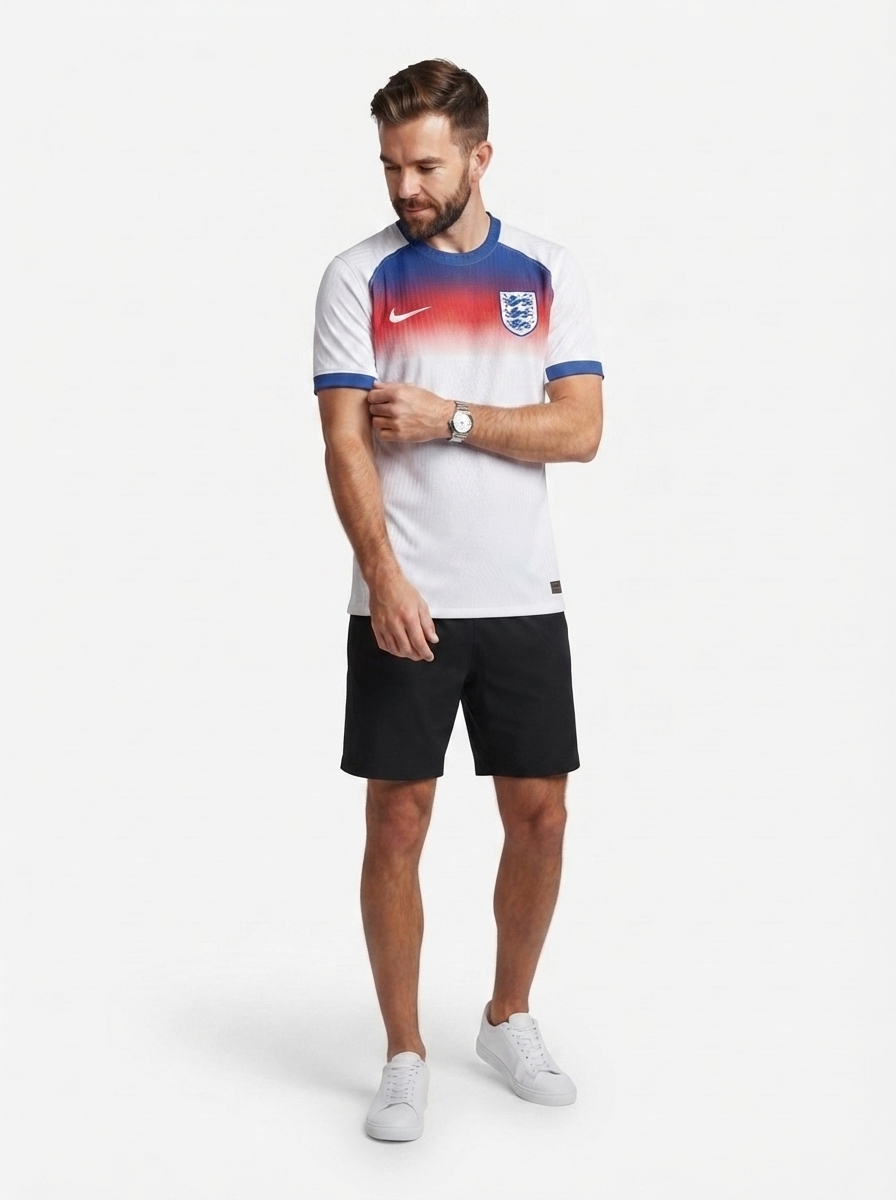 England 25/26 Training Jersey - White - Player Version - Slim Fit