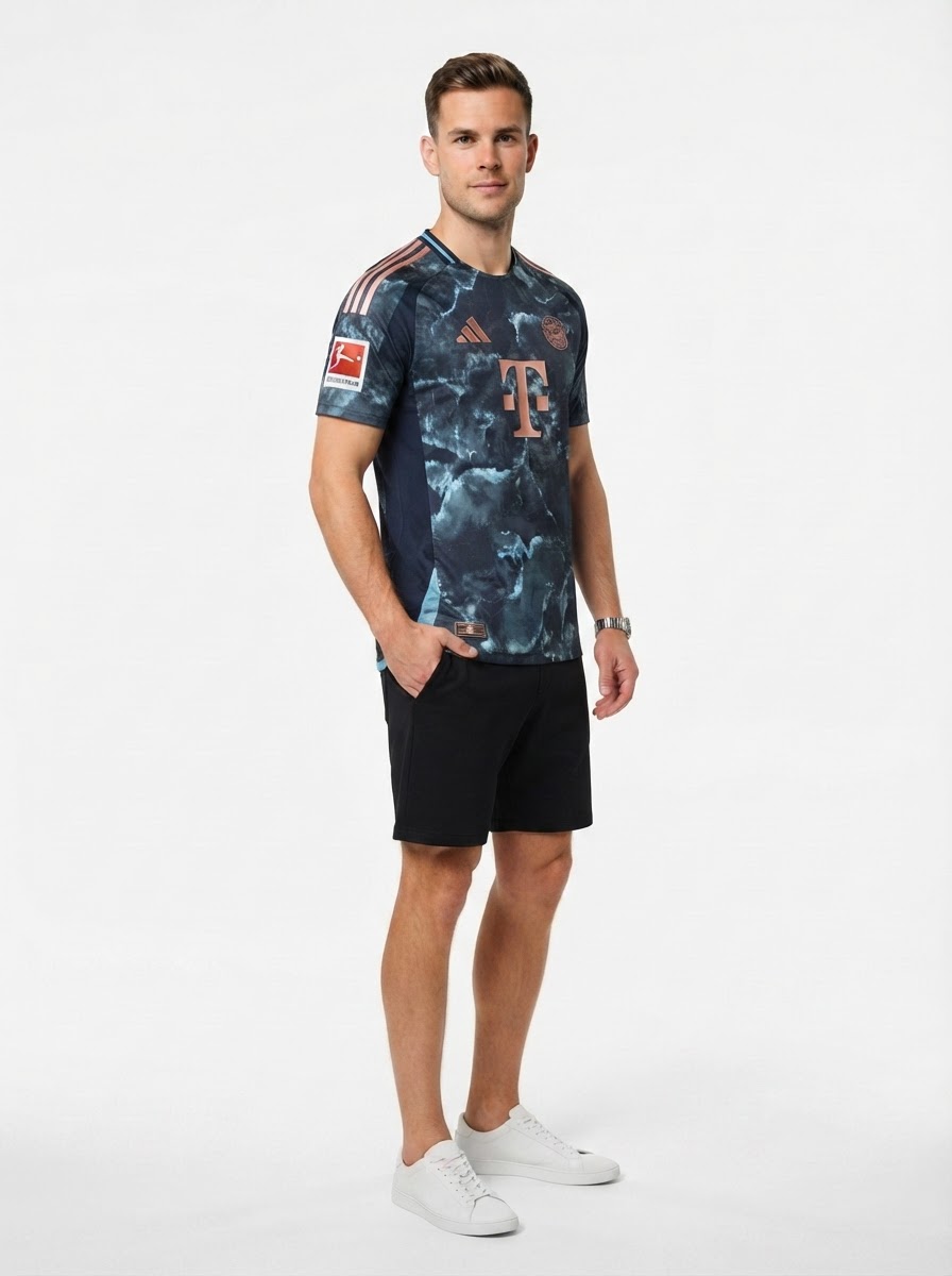 Joshua Kimmich Bayern Munich 24/25 II Away Jersey - Player Version - Slim Fit