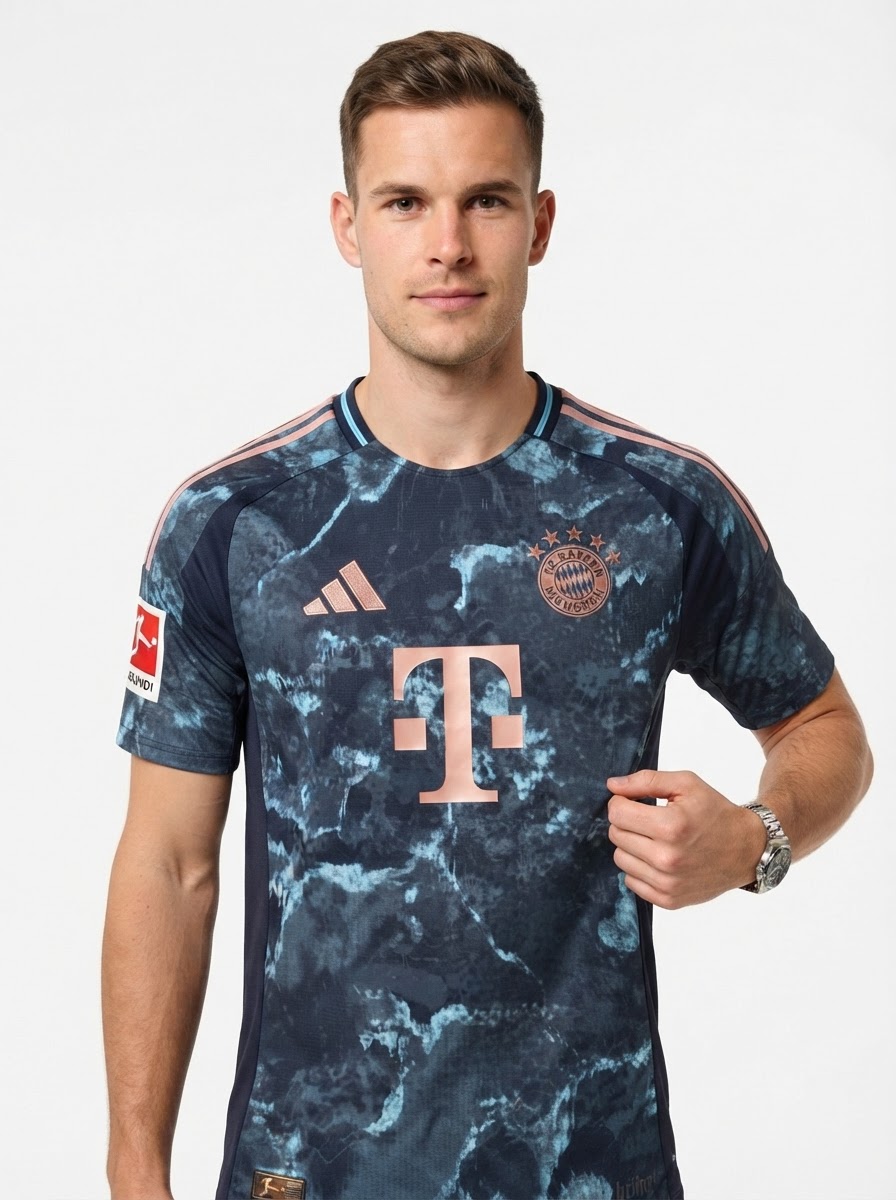 Joshua Kimmich Bayern Munich 24/25 II Away Jersey - Player Version - Slim Fit
