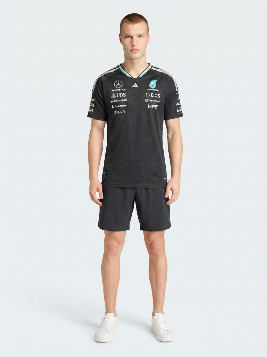 Mercedes 2026 Driver Tee Black F1