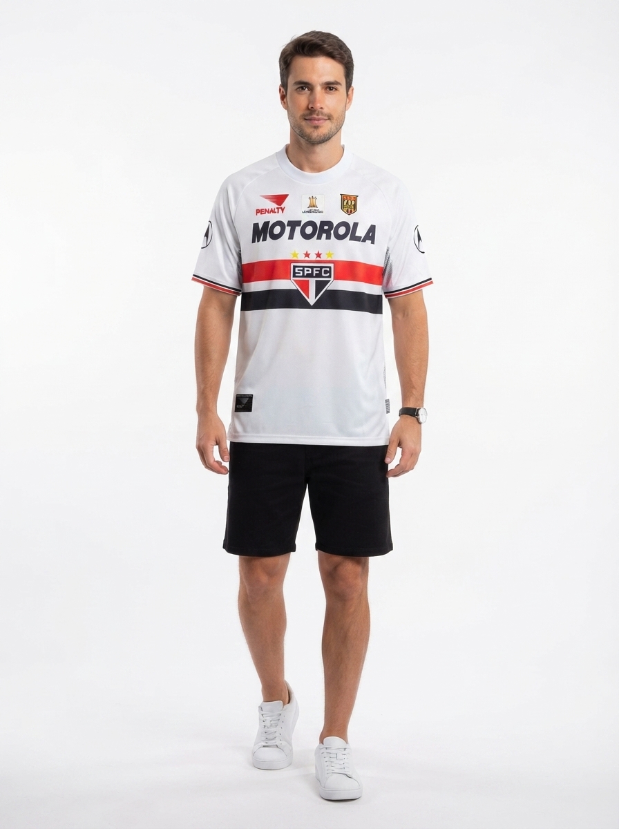 Sao Paulo Retro Home 1999/00 Jersey Motorola