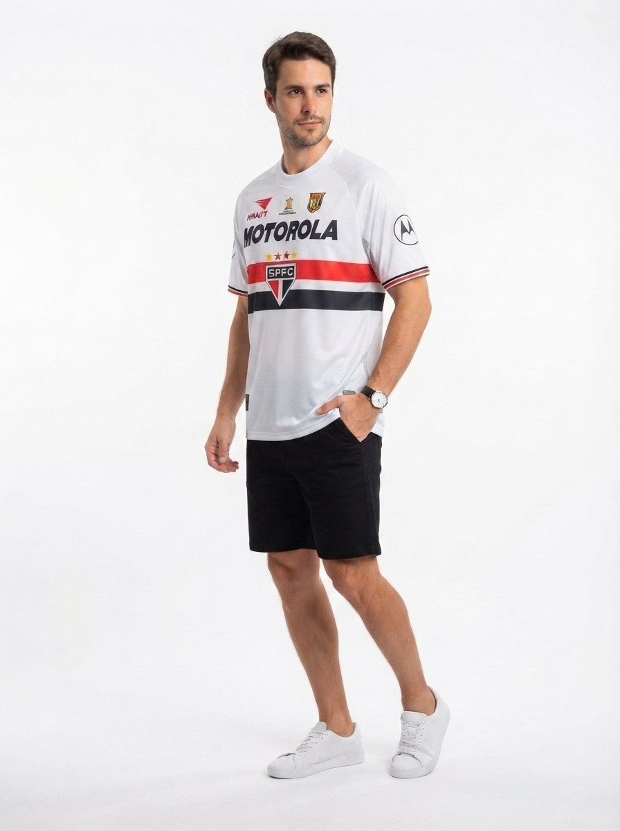 Sao Paulo Retro Home 1999/00 Jersey Motorola