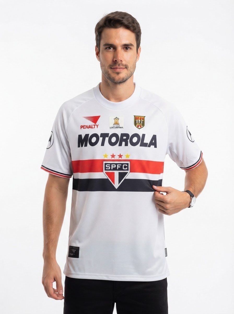 Sao Paulo Retro Home 1999/00 Jersey Motorola