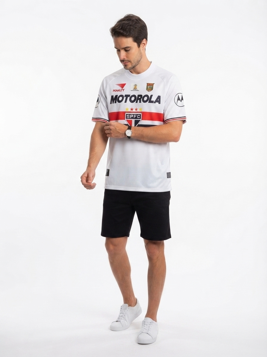 Sao Paulo Retro Home 1999/00 Jersey Motorola