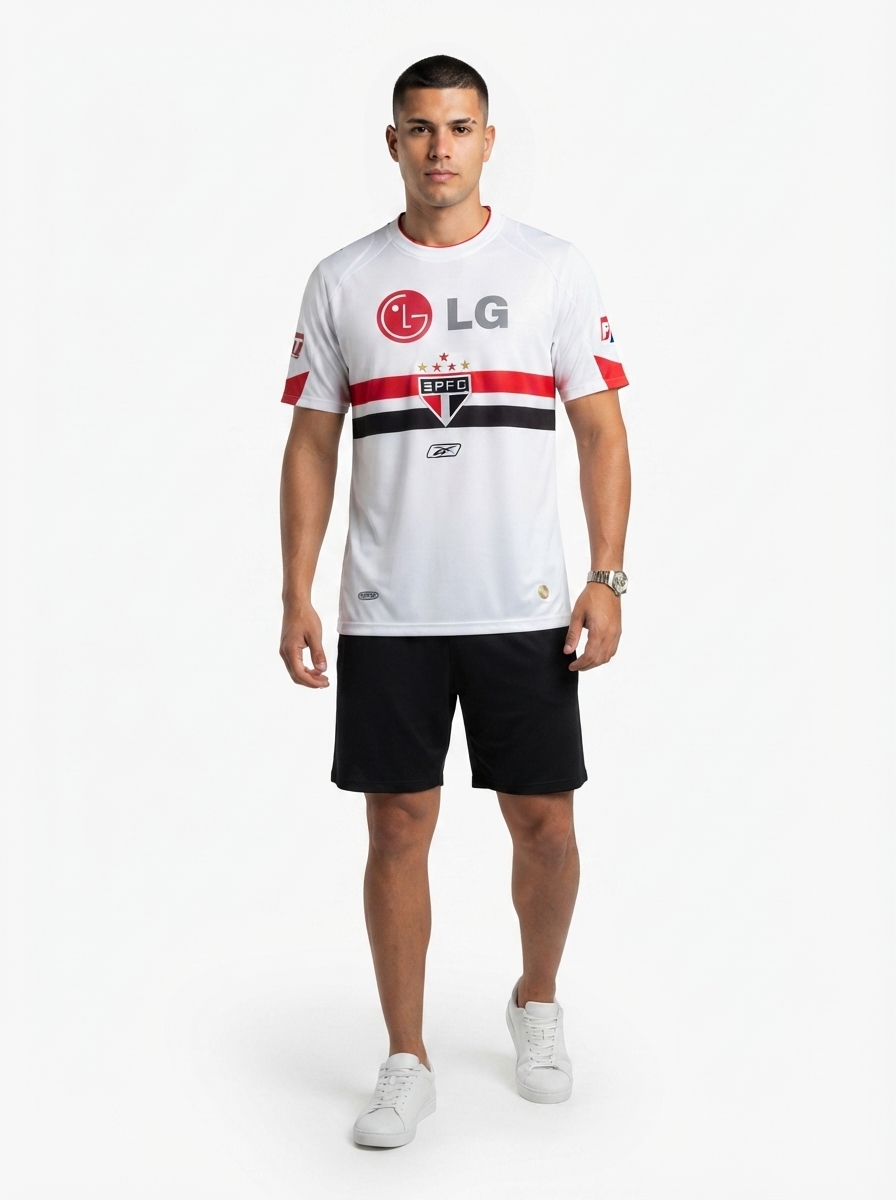 Sao Paulo Retro Home 2007/08 Jersey LG
