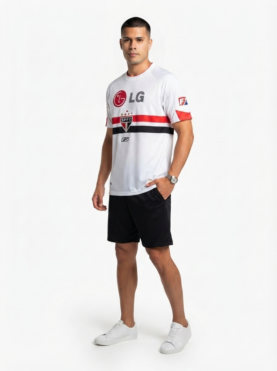 Sao Paulo Retro Home 2007/08 Jersey LG