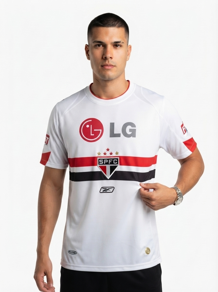 Sao Paulo Retro Home 2007/08 Jersey LG