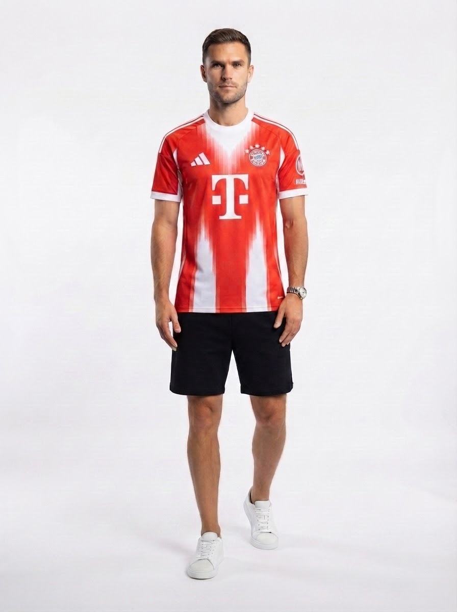 Bayern Manchester Home Fan Jersey 2025/26