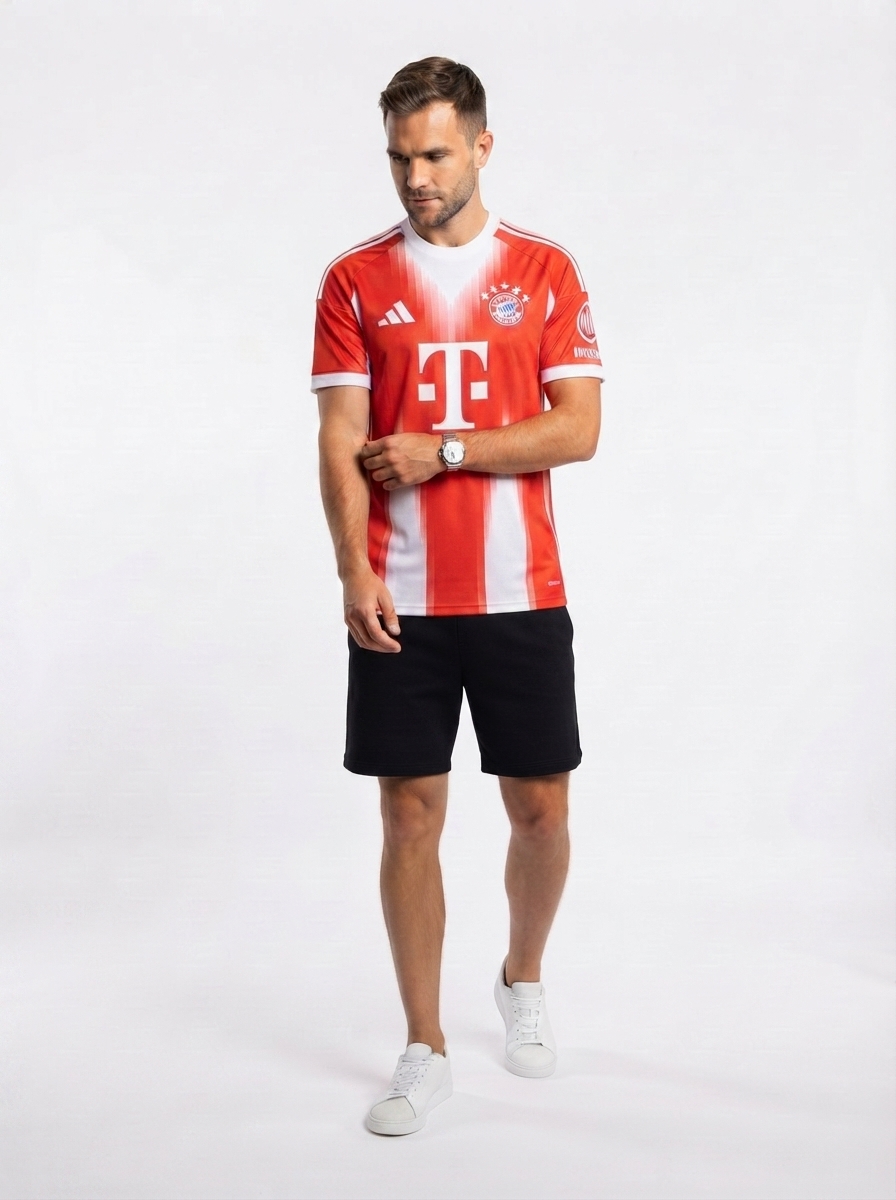 Bayern Manchester Home Fan Jersey 2025/26