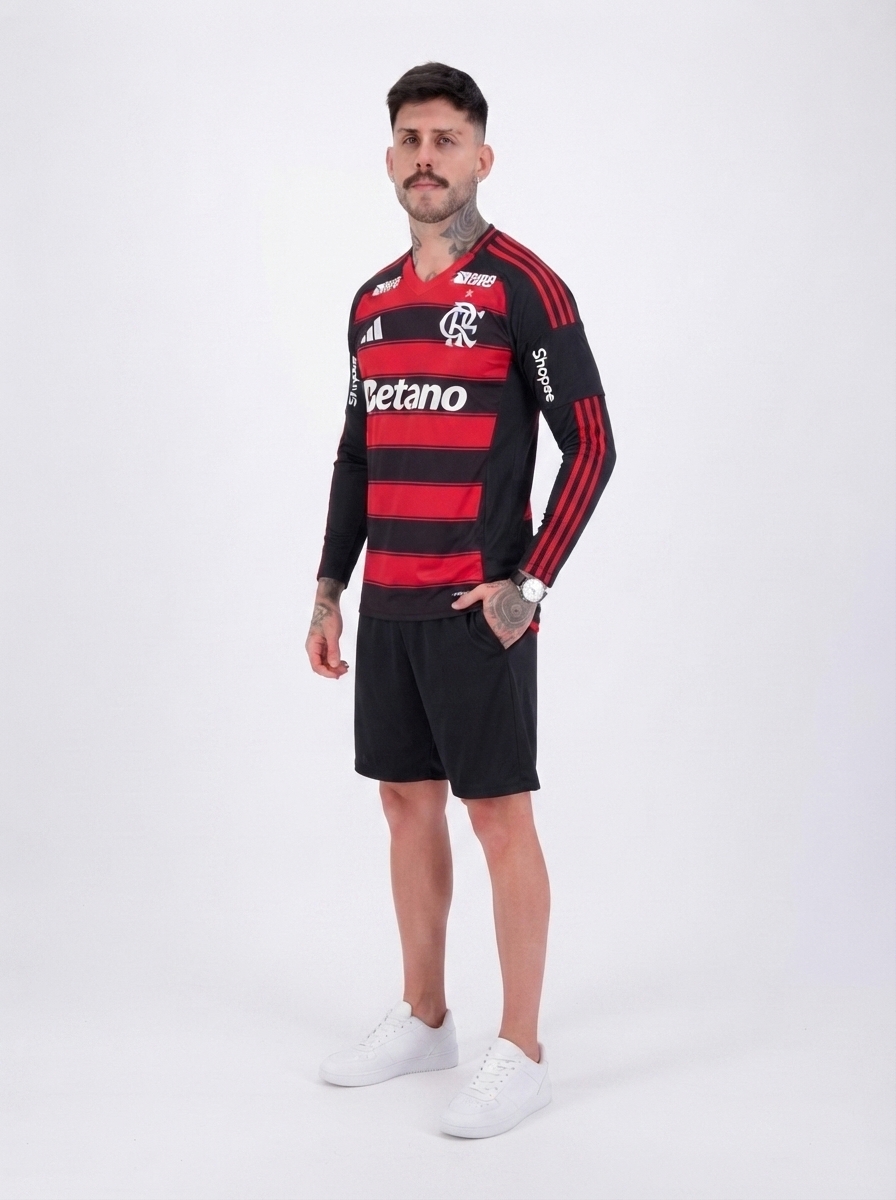 Jersey Long Sleeve Flamengo 2025/26 I All Sponsor