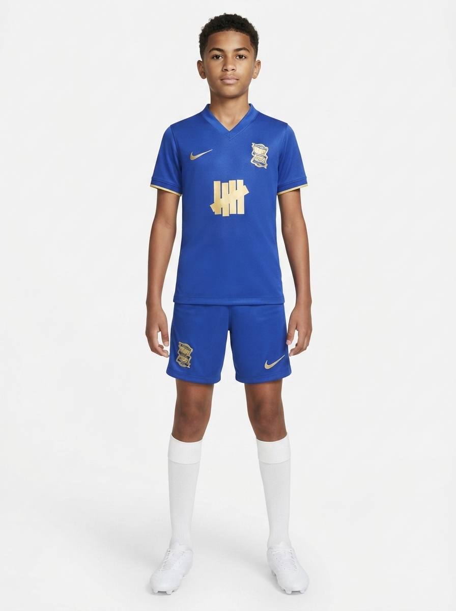 Birmingham City F.C. 2025/26 Home Jersey Kids Kit