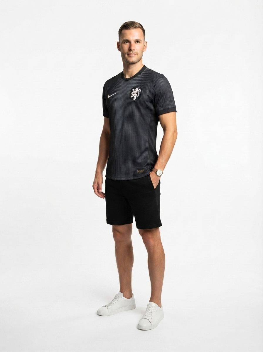 Netherlands 25/26 Goalkeeper Jersey - Black - Player Version - Slim Fit